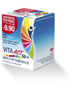 Linea Act Vita Act 50 Multivitaminico Integratore 30 Compresse